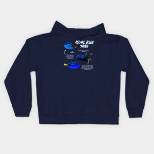 Royal Blue Tang Kids Hoodie